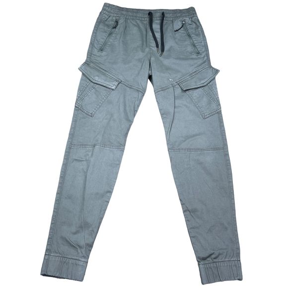 Hollister Other - Hollister Skinny Joggers Mens Size XS Gray Cargo Pants Stretch Zip Pockets